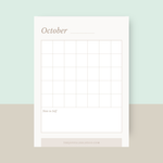 Monthly Wellness Tracker