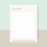 Monthly Wellness Tracker