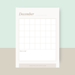 Monthly Wellness Tracker