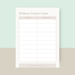 Monthly Wellness Tracker