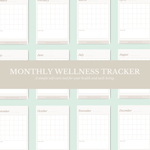 Monthly Wellness Tracker