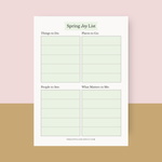 Seasonal Joy List