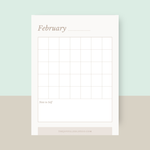 Monthly Wellness Tracker