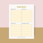 Seasonal Joy List