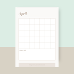 Monthly Wellness Tracker